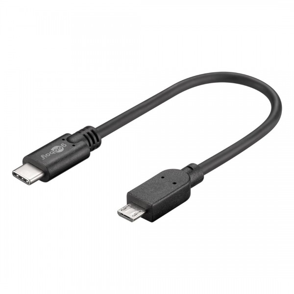 Goobay 67895 USB-C Micro USB 2.0 Cable - 0.2m