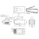 Goobay 72502 RJ45 Plug - CAT 6a STP shielded - 10 stuks