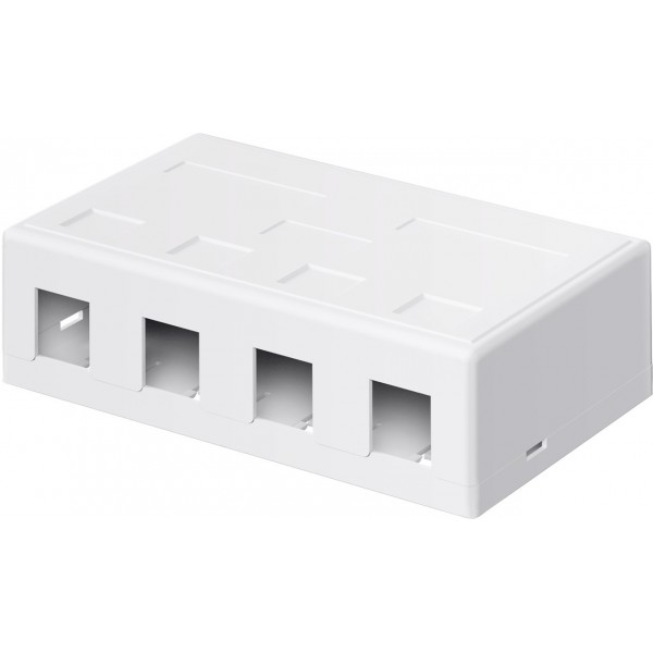 Goobay 79376 Keystone Module Enclosure - 4 Ports