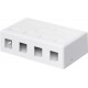 Goobay 79376 Keystone Module Enclosure - 4 Ports