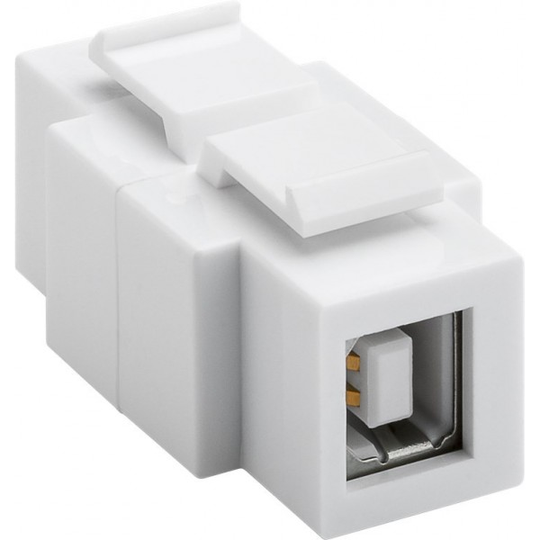 Goobay 79930 USB 2.0 Keystone Module - Two-way Installation - USB-A USB-B