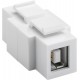 Goobay 79930 USB 2.0 Keystone Module - Two-way Installation - USB-A USB-B