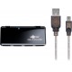 Goobay 95670 USB 2.0 Hub - Mini USB to 4x USB-A