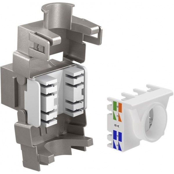 Goobay 95900 Ethernet Keystone Module - RJ45 - CAT6a
