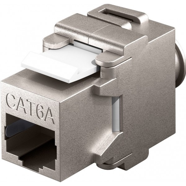 Goobay 95900 Ethernet Keystone Module - RJ45 - CAT6a