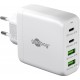 Goobay 64818 USB-C USB-A PD Multipoort Snellader - 5-20V 3A 68W - Wit