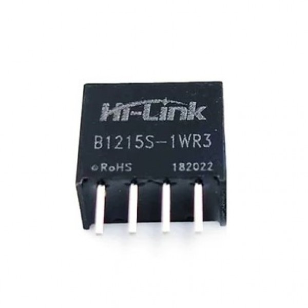 Hi-Link Isolated DC-DC Voltage Converter - 12V to 15V 67mA - HLK-B1215S-1WR3