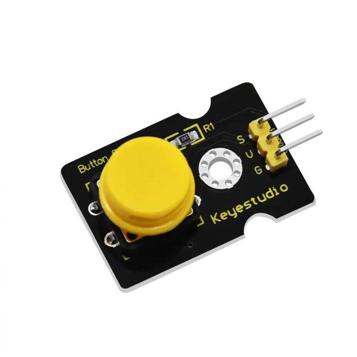 Keyestudio Digital Push Button Module - Yellow - KS0029