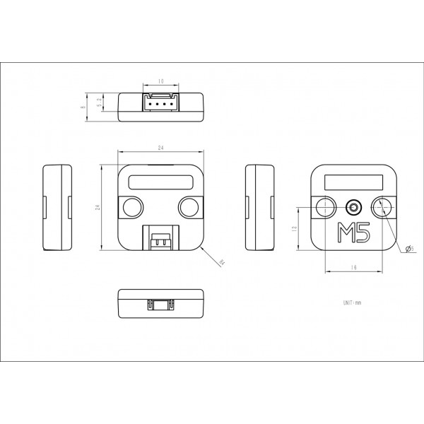 M5Stack IMU Pro Mini Unit - BMI270 - BMP280 - BMM150