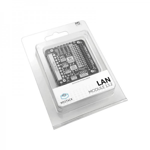 M5Stack LAN Module 13.2 - W5500 Ethernet - for M5Core