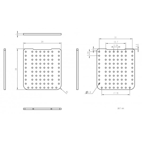 M5Stack Proto Kit for M5Capsule - 5 pieces