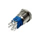 Metal Push Button 16mm - On-Off - with 3-6V RGB LED