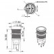 Metal Push Button 16mm - On-Off - with 3-6V RGB LED