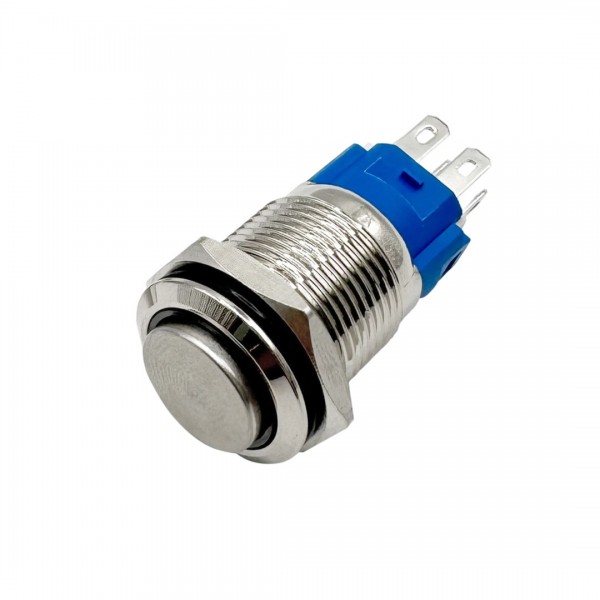 Metal Push Button 16mm - Raised - On-Off - with 3-6V RGB LED