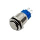 Metal Push Button 16mm - Raised - Reset - with 3-6V RGB LED Metal Push Button 16mm - Raised - Reset - with 3-6V RGB LED