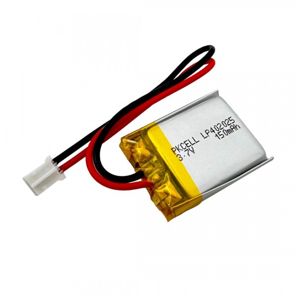PKCELL Li-Po Batterij 3.7V 150mAh - JST-PH - LP402025