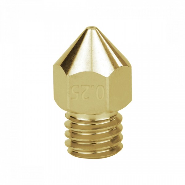 Premium Nozzle - 0.25mm - Brass - MK8 Compatible