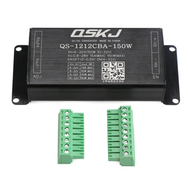 QSKJ DC-DC Adjustable Step-Up-Down Buck-Boost Converter - 150W