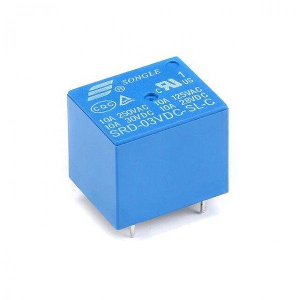 Songle SRD-03VDC-SL-C Relais 3V - 250VAC 10A