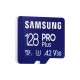 Samsung PRO Plus 128GB V30 UHS-I U3 A2 microSDXC Card with SD-card Adapter