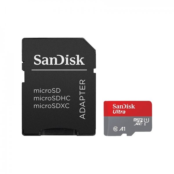 SanDisk Ultra 256GB Class 10 UHS-I U1 A1 MicroSDXC Card with SD Card Adapter