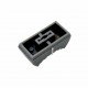 Slide Potmeterknop Grijs-Wit - 4mm