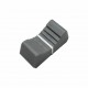 Slide Potentiometer Knob Gray-White - 8mm