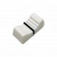 Slide Potentiometer Knob White-Black - 8mm