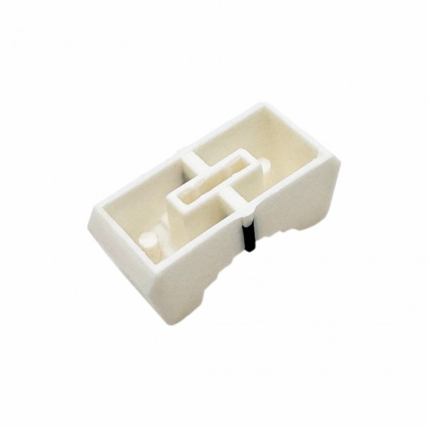 Slide Potentiometer Knob White-Black - 8mm