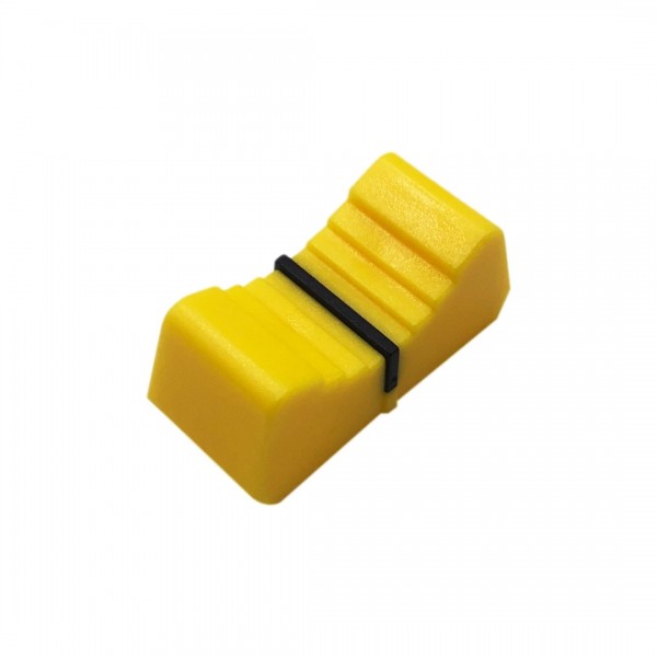Slide Potentiometer Knob Yellow-Black - 8mm