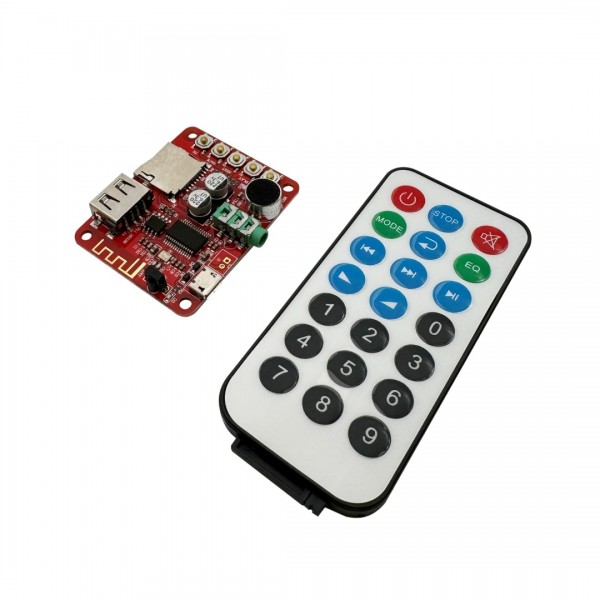 Stereo Audio Receiver with Audio Jack - Bluetooth - with Remote Control