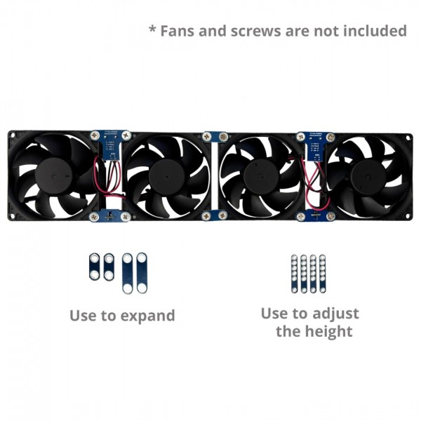 Universal Fan Mount for Radiators - DIY Kit