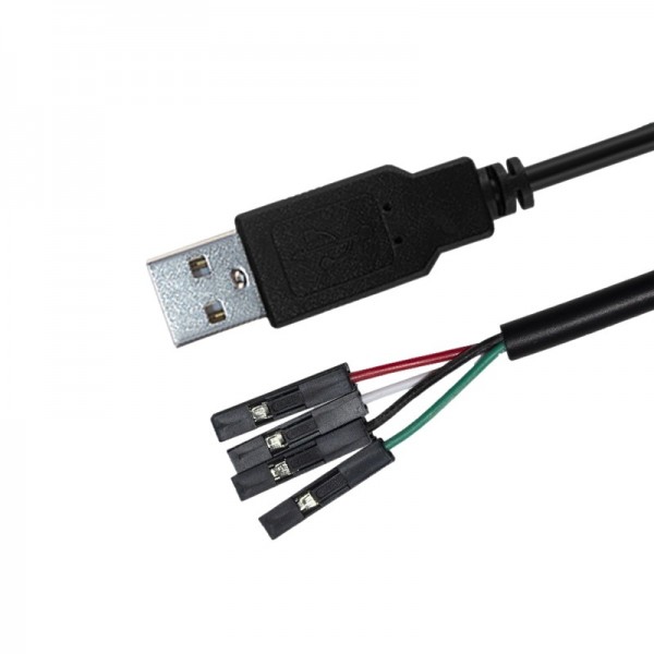 USB-A Male to DuPont Female 4x1p Cable - 50cm