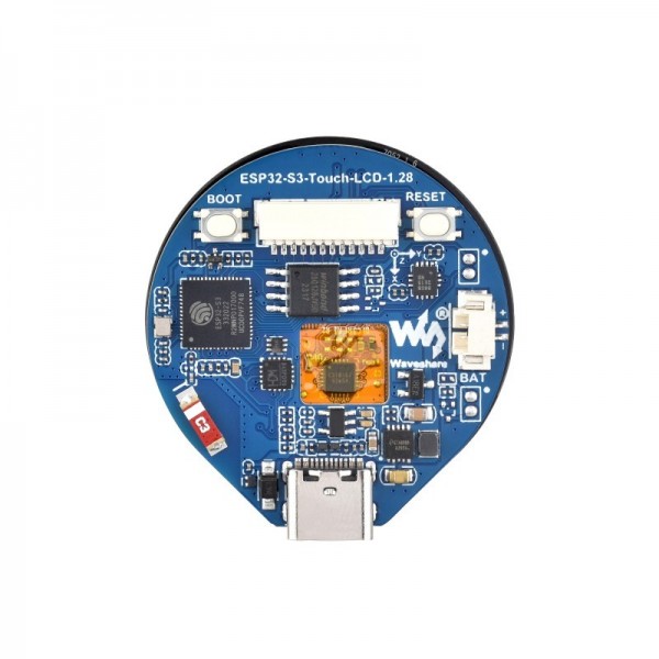 Waveshare ESP32-S3 with 1.28 inch Round IPS Display with Touchscreen and IMU