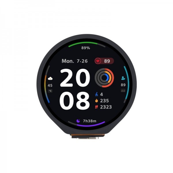 Waveshare ESP32-S3 with 1.28 inch Round IPS Display with Touchscreen and IMU