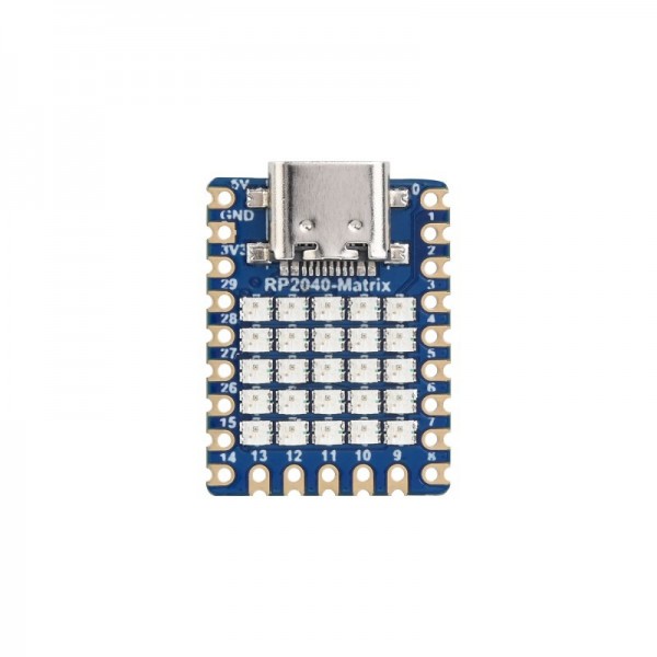 Waveshare RP2040-Matrix - 5x5 RGB LED Matrix - WS2812B