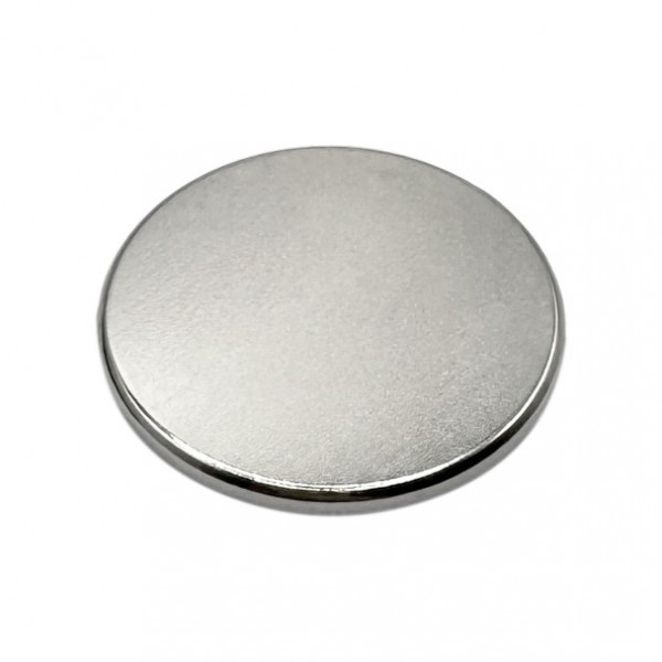 XMP Neodymium Magneet 25x2mm - met Plaklaag - N35