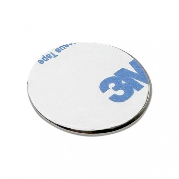 XMP Neodymium Magneet 25x2mm - met Plaklaag - N35