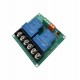24V Relais Module - 2 Kanalen - Hoog-actief of Laag-actief - 30A