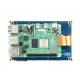 Waveshare 4.3 inch DSI QLED Display 800*480 met Touchscreen - voor Raspberry Pi
