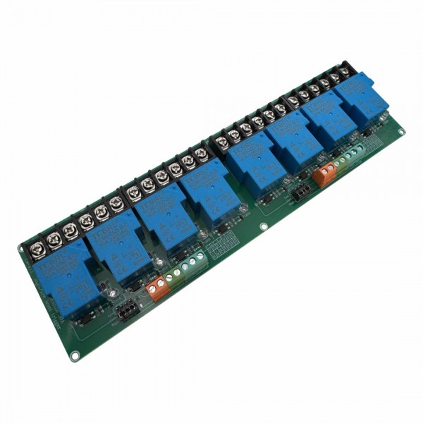 5V Relais Module - 8 Kanalen - Hoog-actief of Laag-actief - 30A