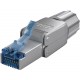 Goobay 65939 Tool-Free RJ45 Network Plug - CAT6a - STP Shielded