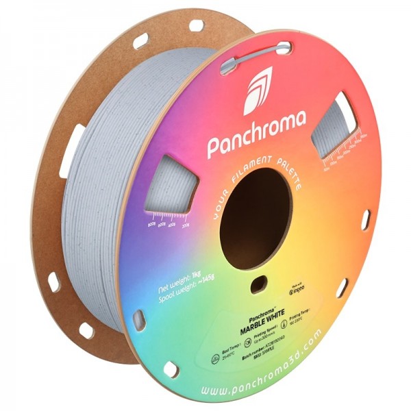Polymaker Panchroma Marmer PLA Filament 1.75mm - 1kg - Wit