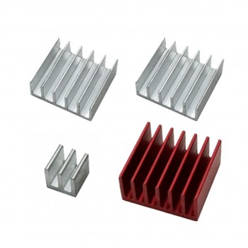 Aluminium Koelblok Kit - voor Orange Pi 3 LTS