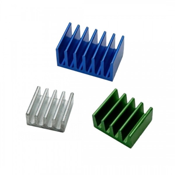 Aluminium Koelblok Kit - voor Orange Pi Zero 3 Aluminium Koelblok Kit - voor Orange Pi Zero 3
