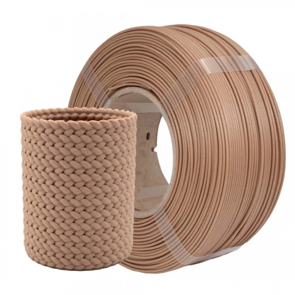 AzureFilm Refill PLA LumberLay Filament 1.75mm - 750g - Bamboe