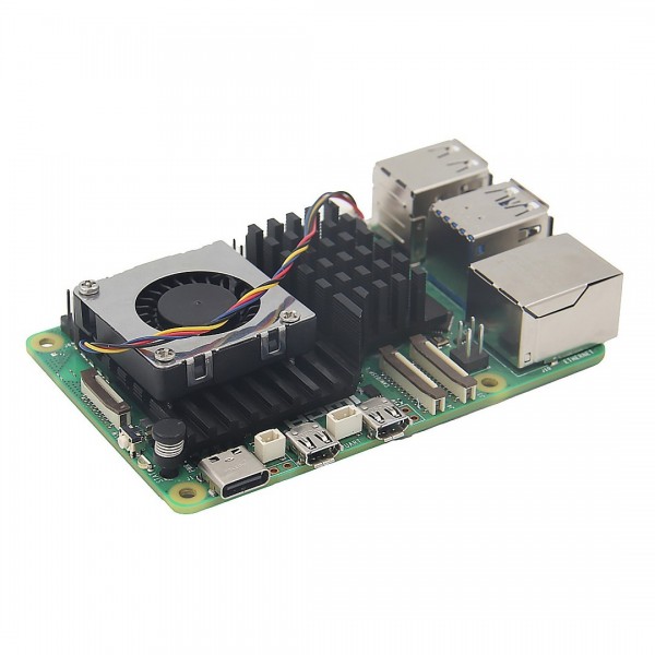Geekworm H503 Actieve Koeler - Heatsink en PWM Ventilator - voor Raspberry Pi 5