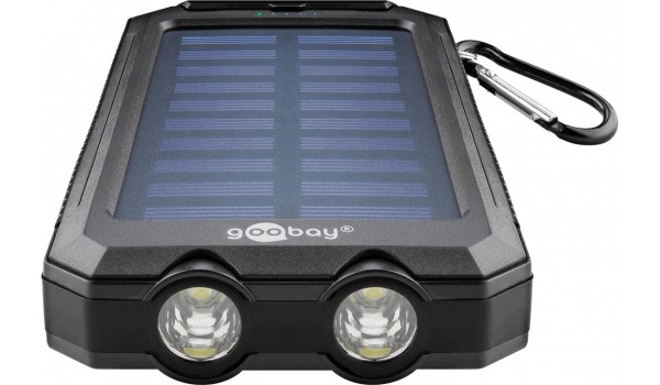 Goobay 49216 Zonne-energie Powerbank voor Buiten 8.000mAh