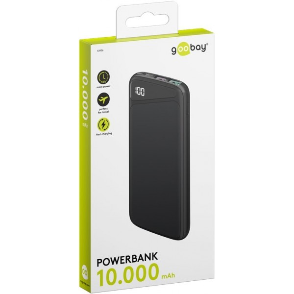 Goobay 53936 Snellaad Powerbank 10.000mAh - met Power Delivery