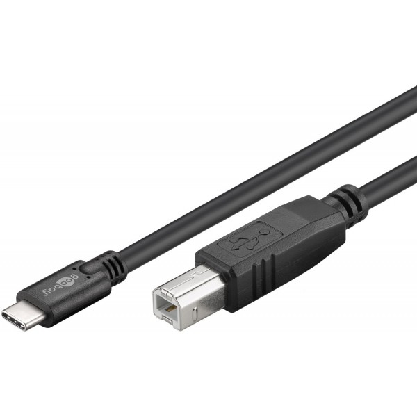 Goobay 67985 USB-C USB-B 2.0 Cable - 1m